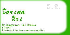 dorina uri business card